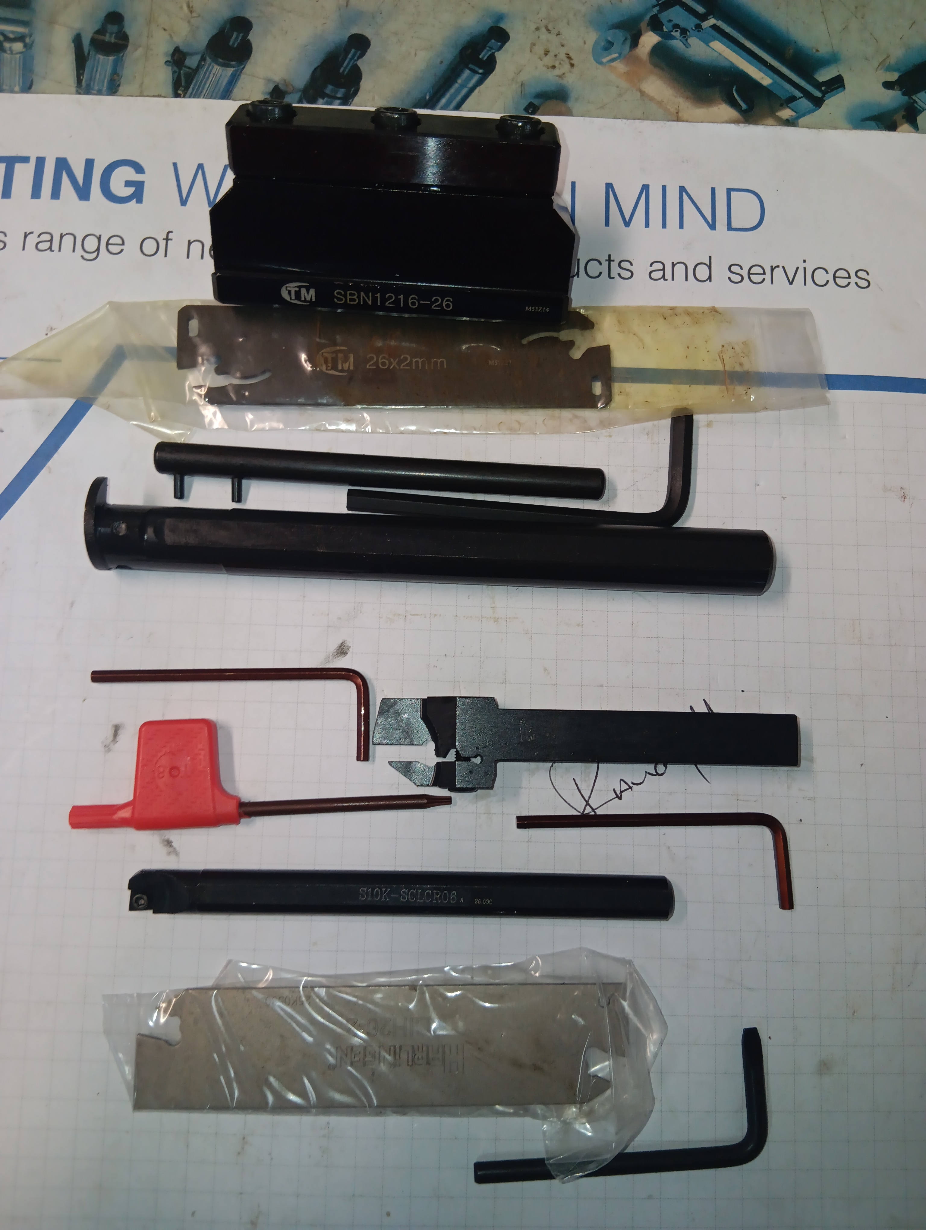 Lathe tooling kit